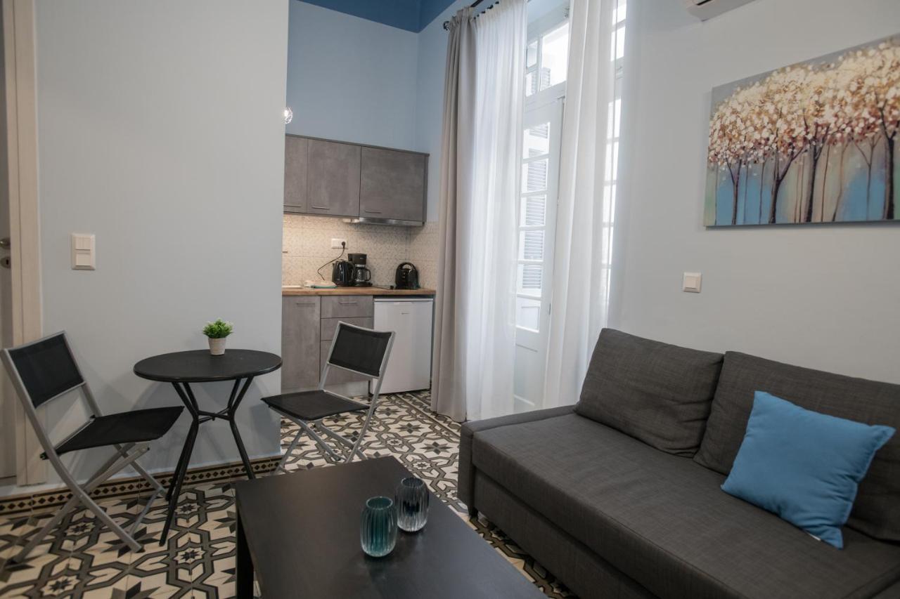 The Blue Apartment In The Heart Of Heraklion 外观 照片