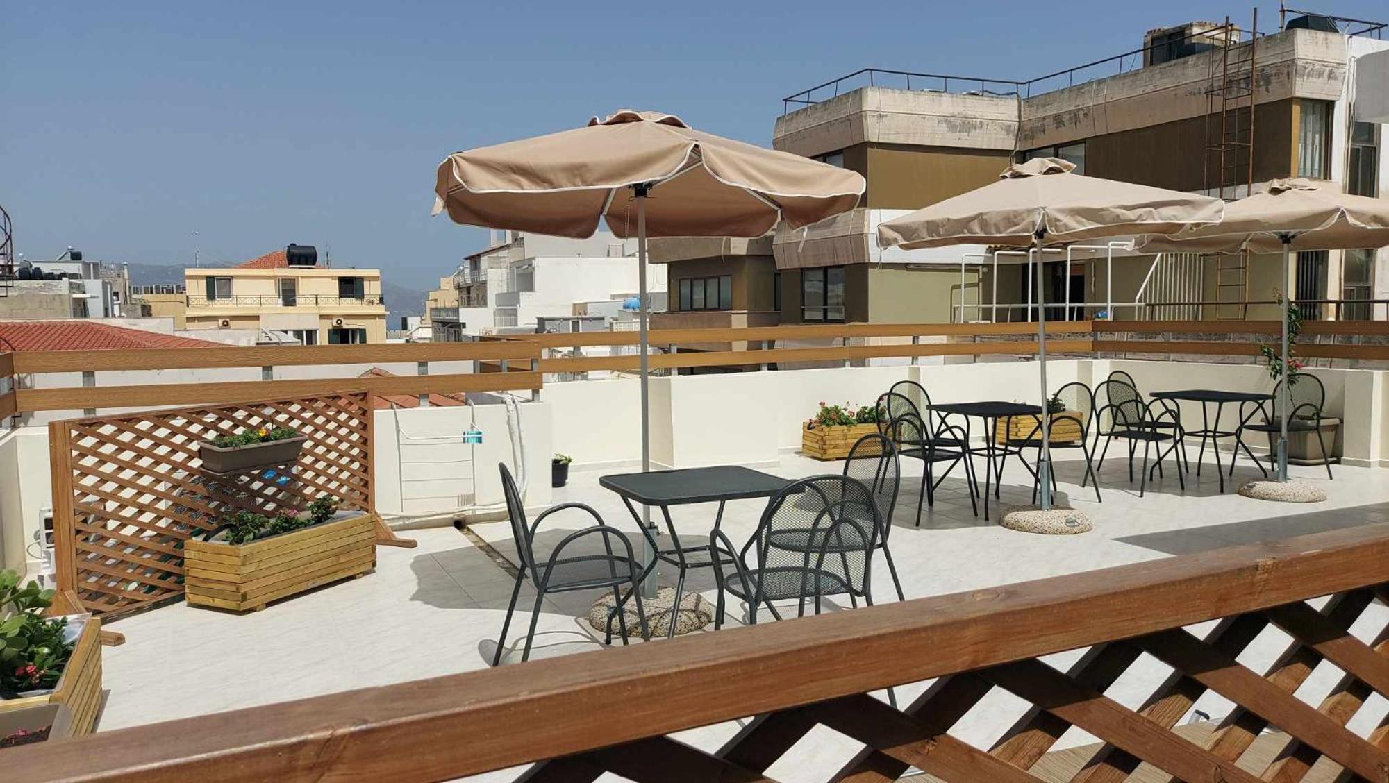 The Blue Apartment In The Heart Of Heraklion 外观 照片