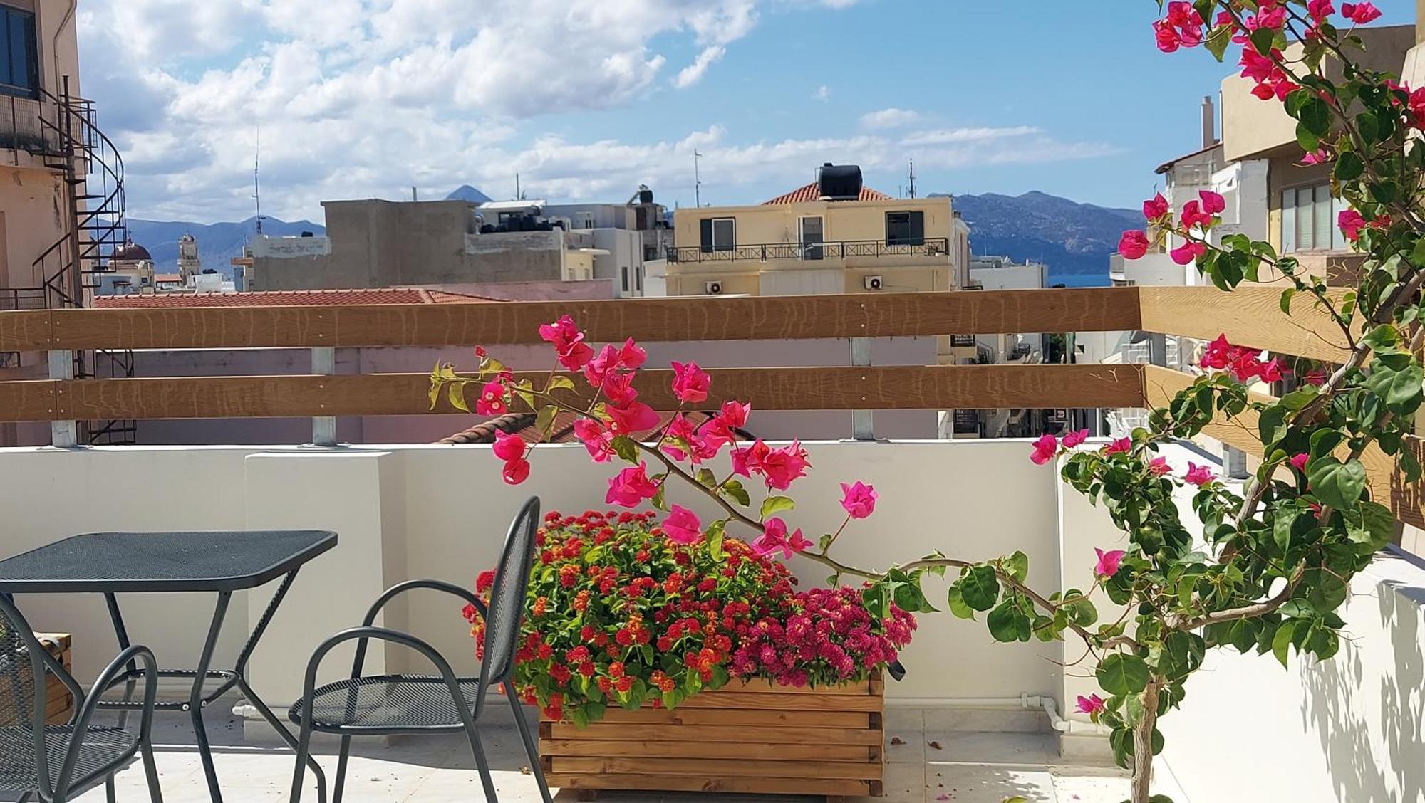 The Blue Apartment In The Heart Of Heraklion 外观 照片